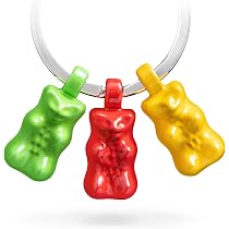 Amazon.co.jp: トロイカ HARIBO ハリボー キーリング、ゴールド